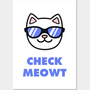 Check Meowt Posters and Art